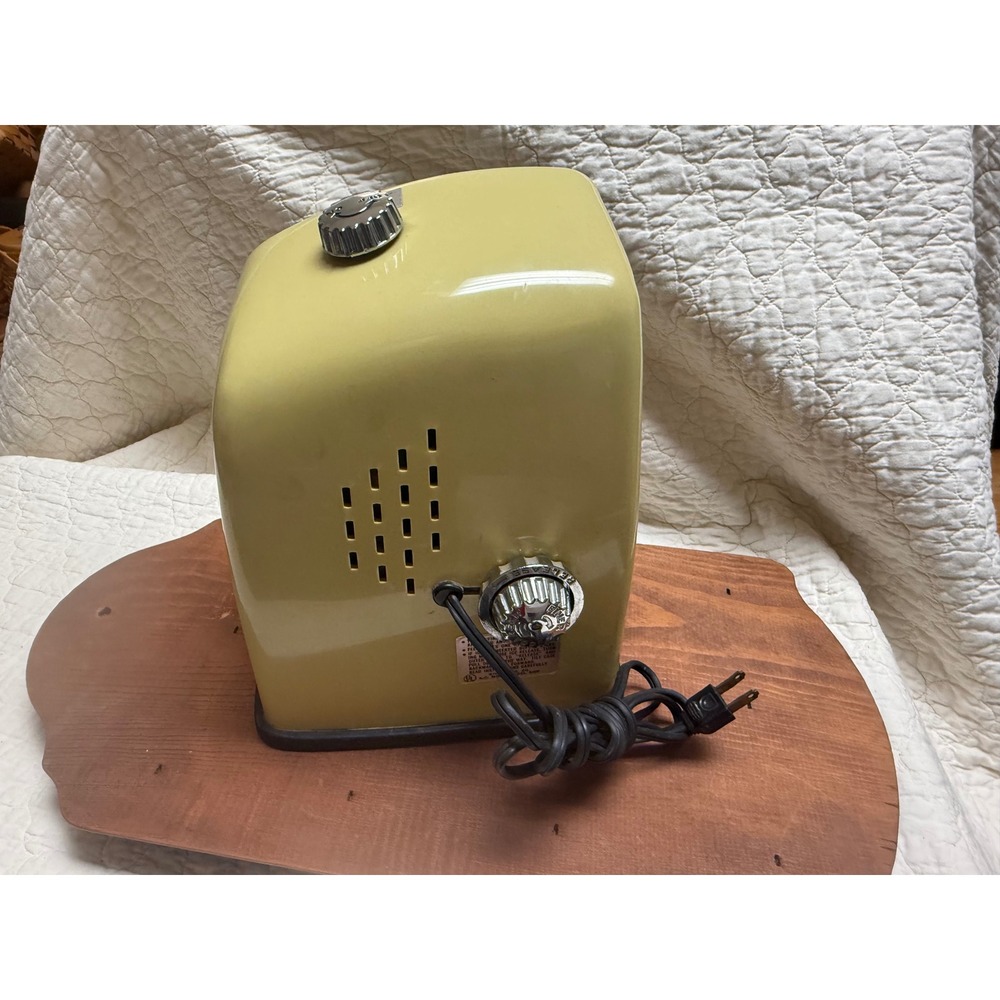 Vintage Rival Ice-O-Matic Electric Ice Crusher Harvest Gold Mid Century Modern - Picture 3 of 7